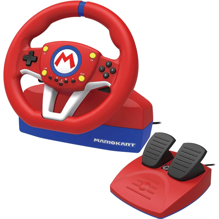 Hori Mario Kart Racing Wheel Pro Mini Rot, Blau (NSW-204U) (Switch) – Bild 3