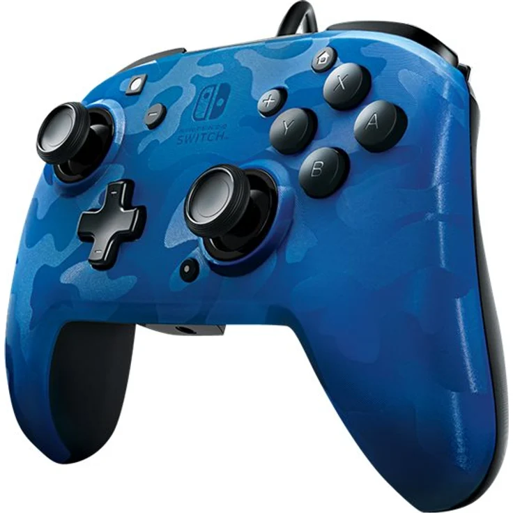 PDP Faceoff Deluxe+ Audio Wired Controller Blau, Schwarz (500-134-NA-CM02) (Switch) – Bild 3