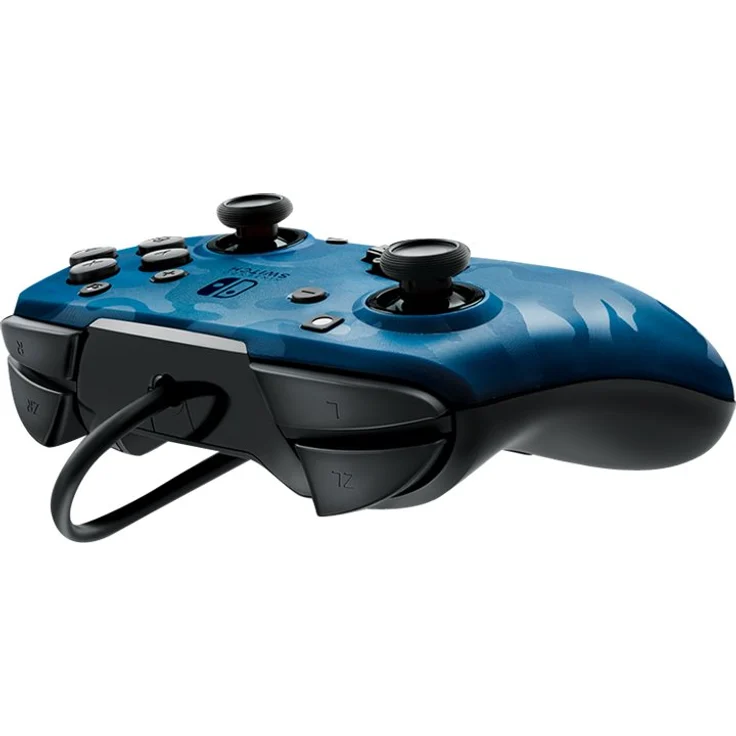 PDP Faceoff Deluxe+ Audio Wired Controller Blau, Schwarz (500-134-NA-CM02) (Switch) – Bild 4