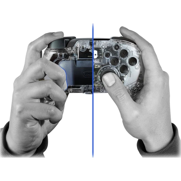 PDP Wireless Afterglow Deluxe Controller Transparent (500-137-EU) (Switch) – Bild 2