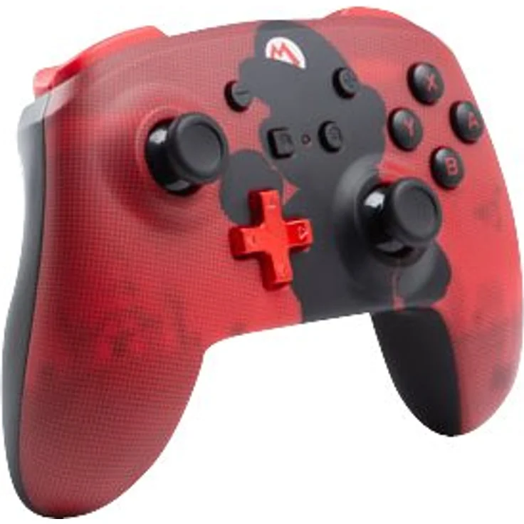 PowerA Enhanced Wireless Controller - Mario Silhouette Rot, Schwarz (1508192-01) (Switch) – Bild 5