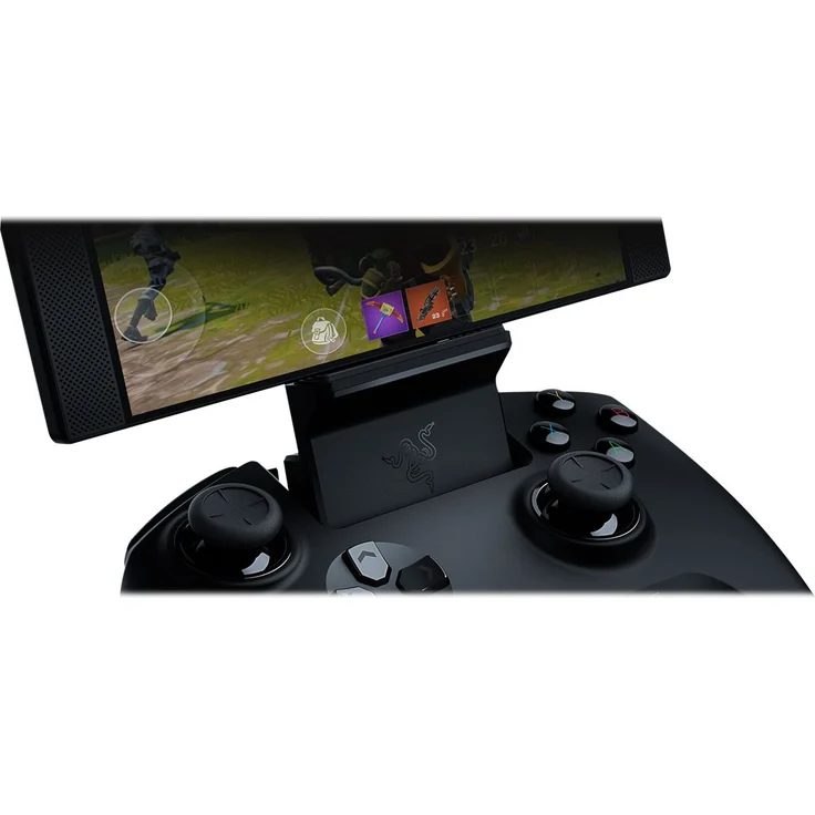 Razer Raiju - Mobile Mobiler Gaming-Controller für Android, ergonomisches Layout mit Multifunktionstasten, Hair-Trigger-Modus, verstellbare Smartphone-Halterung, Konfiguration über mobile App, schwarz (RZ06-02800100-R3M1) – Bild 12