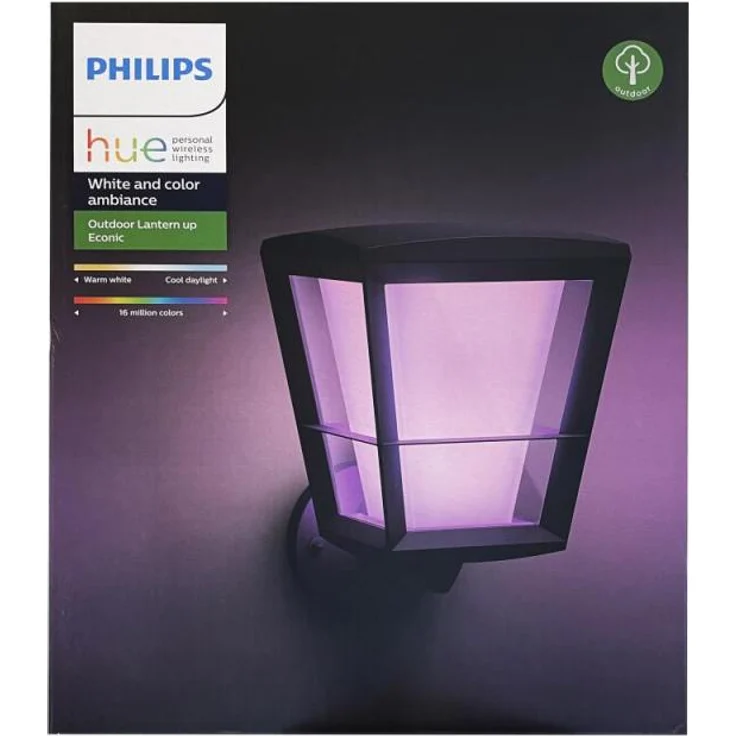 Philips Hue White and Color Ambiance LED Wandleuchte Econic, für den Außenbereich, dimmbar, 16 Mio.Farben, steuerbar via App, kompatibel mit Amazon Alexa – Bild 10