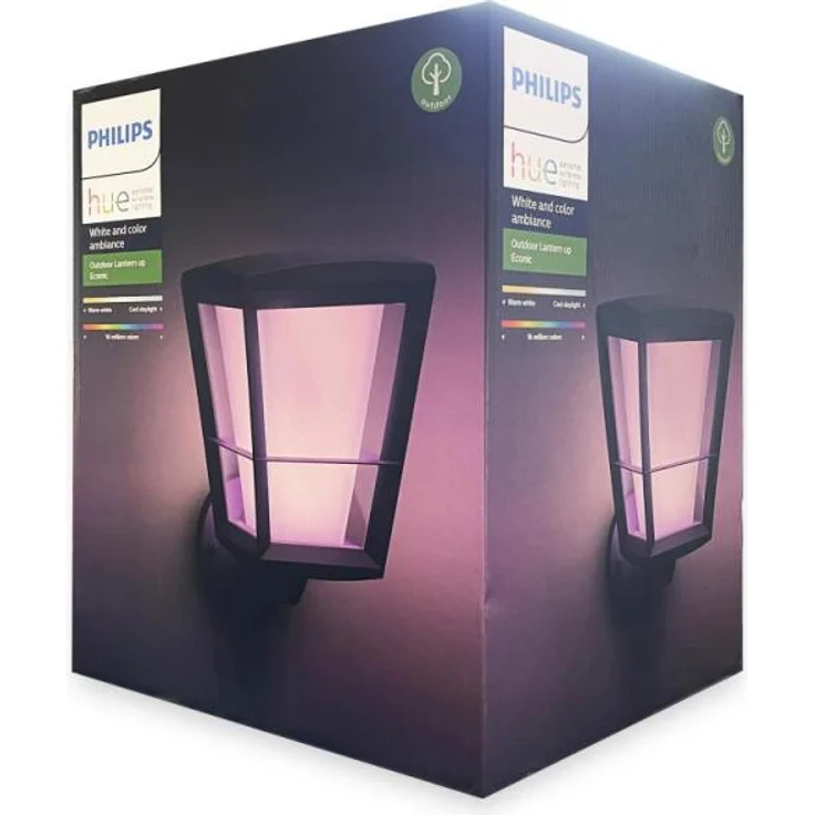 Philips Hue White and Color Ambiance LED Wandleuchte Econic, für den Außenbereich, dimmbar, 16 Mio.Farben, steuerbar via App, kompatibel mit Amazon Alexa – Bild 11