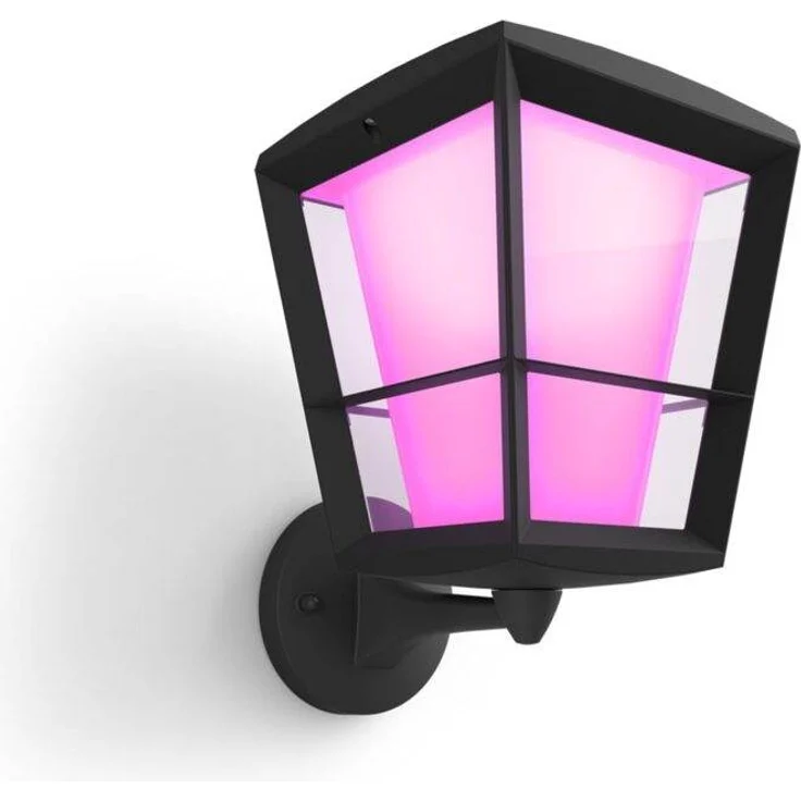Philips Hue White and Color Ambiance LED Wandleuchte Econic, für den Außenbereich, dimmbar, 16 Mio.Farben, steuerbar via App, kompatibel mit Amazon Alexa – Bild 4