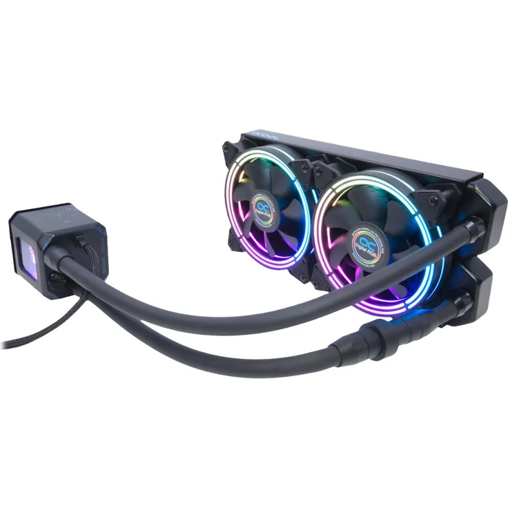 Alphacool Eisbaer Aurora 240 - Prozessor-Flüssigkeitskühlsystem - (für: LGA775, LGA1156, AM2, AM2+, AM3, LGA1155, AM3+, LGA2011, FM1, FM2, LGA1150, FM2+, LGA2011-3, LGA1151, AM4, LGA2066, TR4, sTR4) - Kupfer - 120 mm (11728) – Bild 3