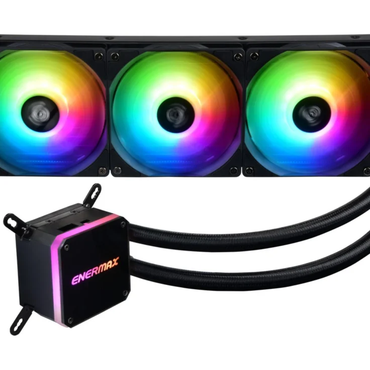 Enermax Liqmax III ELC-LMT360-ARGB - Prozessor-Flüssigkeitskühlsystem - (für: LGA1156, AM2, AM2+, LGA1366, AM3, LGA1155, AM3+, LGA2011, FM1, FM2, LGA1150, FM2+, LGA2011-3, LGA1151, AM4, LGA2066) - Kupfer - 120 mm – Bild 3