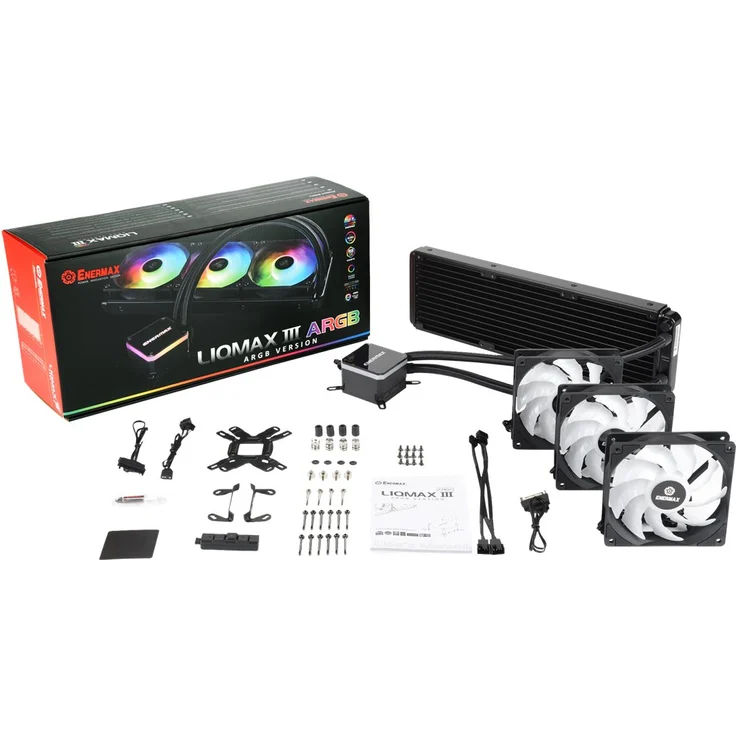 Enermax Liqmax III ELC-LMT360-ARGB - Prozessor-Flüssigkeitskühlsystem - (für: LGA1156, AM2, AM2+, LGA1366, AM3, LGA1155, AM3+, LGA2011, FM1, FM2, LGA1150, FM2+, LGA2011-3, LGA1151, AM4, LGA2066) - Kupfer - 120 mm – Bild 10