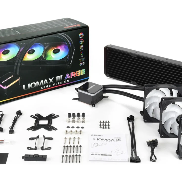 Enermax Liqmax III ELC-LMT360-ARGB - Prozessor-Flüssigkeitskühlsystem - (für: LGA1156, AM2, AM2+, LGA1366, AM3, LGA1155, AM3+, LGA2011, FM1, FM2, LGA1150, FM2+, LGA2011-3, LGA1151, AM4, LGA2066) - Kupfer - 120 mm – Bild 4