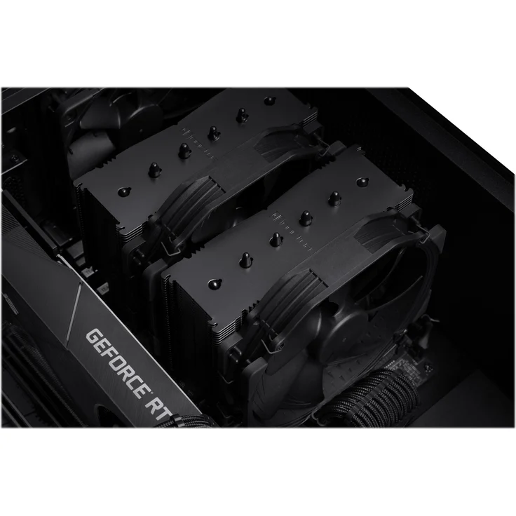 Noctua NH-D15 chromax.Black, Dual-Tower CPU Kühler (140mm, Schwarz) - Preisvergleich – Bild 2
