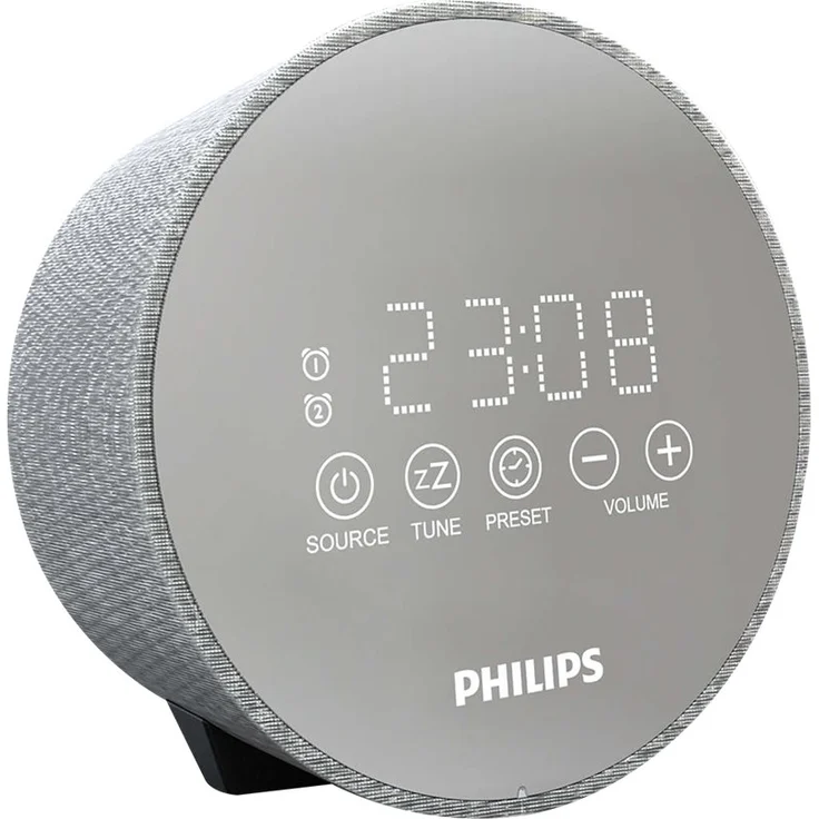 Philips DR402-12 Radiowecker, silber – Bild 7