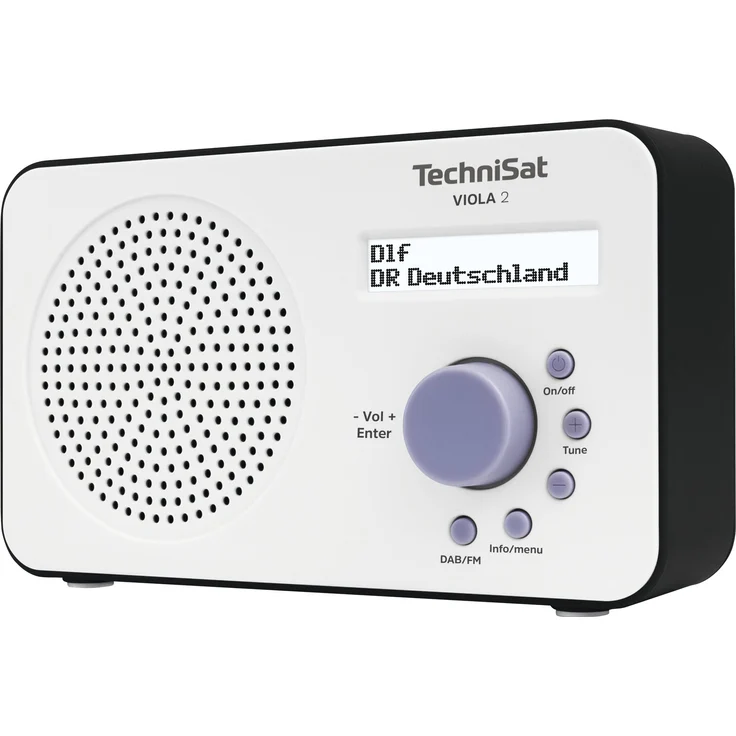 TechniSat VIOLA 2 Mini Tragbares Radio, LCD-Display, weiß – Bild 9