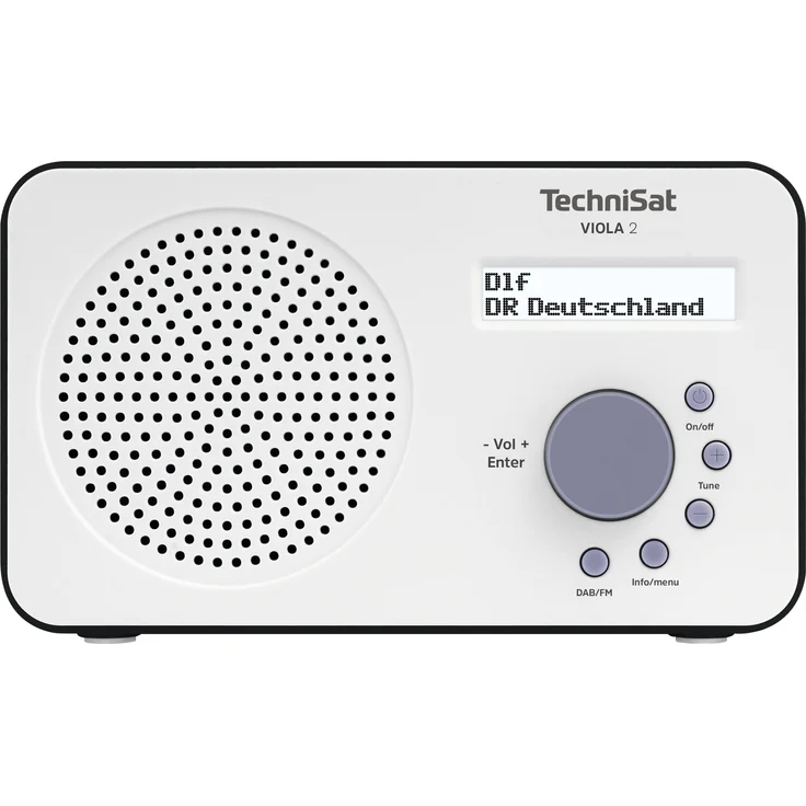 TechniSat VIOLA 2 Mini Tragbares Radio, LCD-Display, weiß – Bild 10