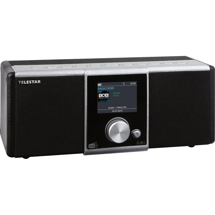 TELESTAR S 20i Internetradio-DAB+ (Stereo, DAB+-DAB-UKW, Farbdisplay, Direktwahltasten, Wecker, Favoritenspeicher) Silber-schwarz - Preisvergleich – Bild 5