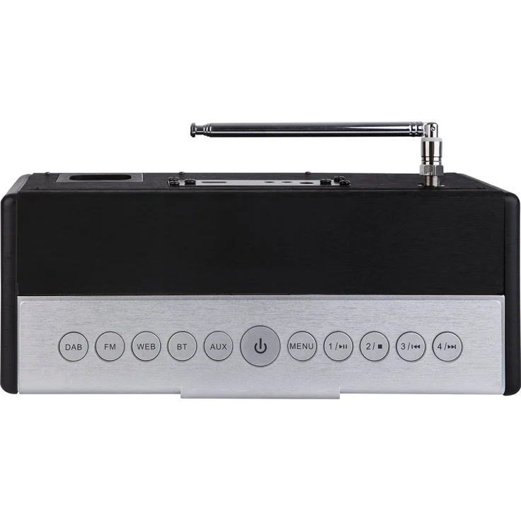 TELESTAR S 20i Internetradio-DAB+ (Stereo, DAB+-DAB-UKW, Farbdisplay, Direktwahltasten, Wecker, Favoritenspeicher) Silber-schwarz - Preisvergleich – Bild 7