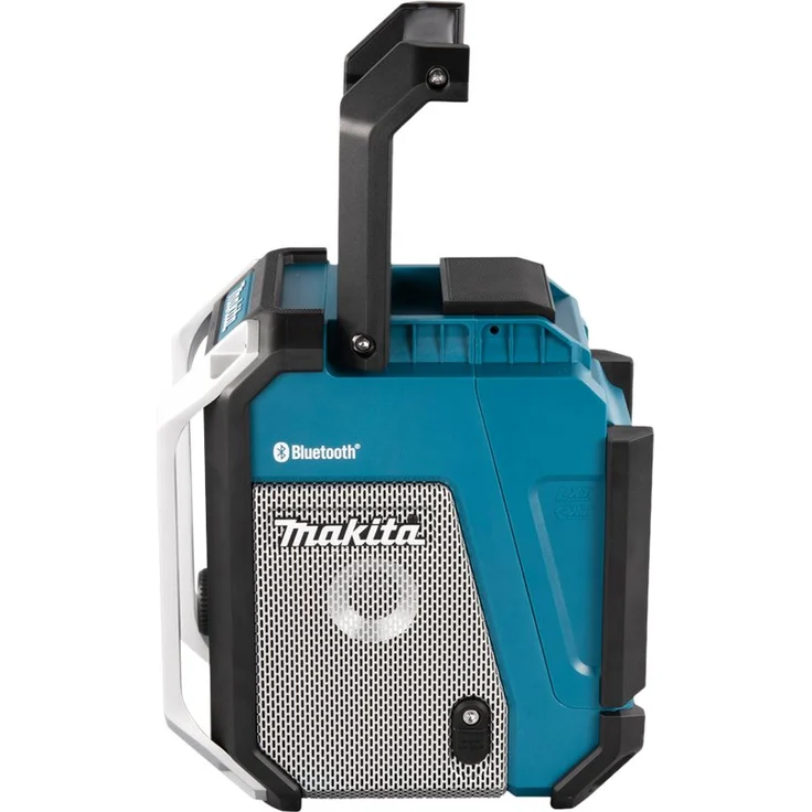 Makita DMR114 12 bis 18 V Li-Ion Baustellenradio mit Bluetooth, LCD-Display, Wecker, geeignet für Outdoor, spritzwassergeschützt, blau – Bild 9