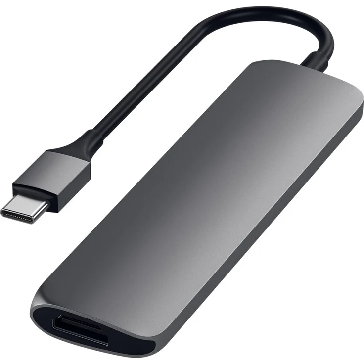 Satechi Type-C USB Passthrough HDMI Hub V2 Space Grau – Bild 5