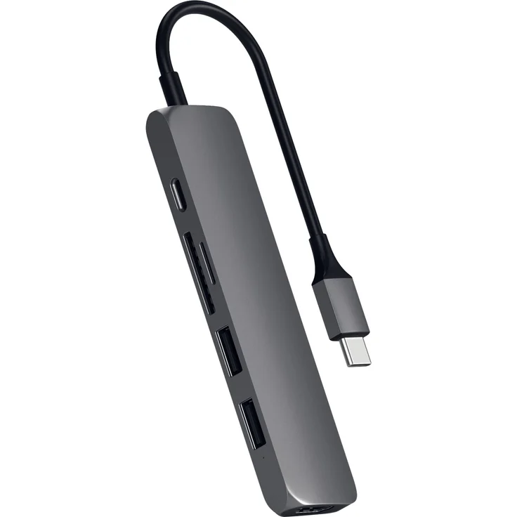 Satechi Type-C USB Passthrough HDMI Hub V2 Space Grau – Bild 6