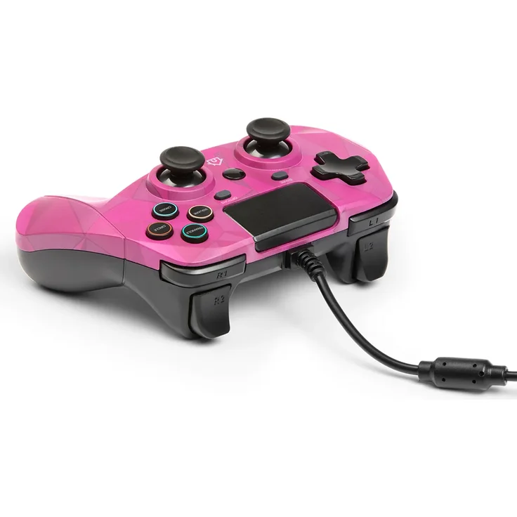 Snakebyte Game:Pad 4 S Bubblegum Camo Pink, Schwarz (SB913471) (PS4) – Bild 4