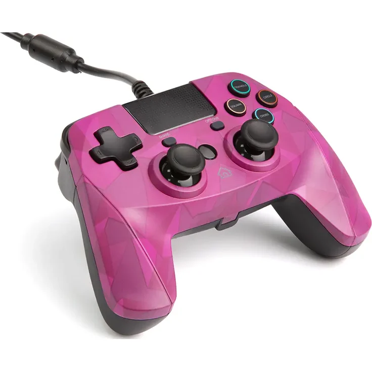 Snakebyte Game:Pad 4 S Bubblegum Camo Pink, Schwarz (SB913471) (PS4) – Bild 3
