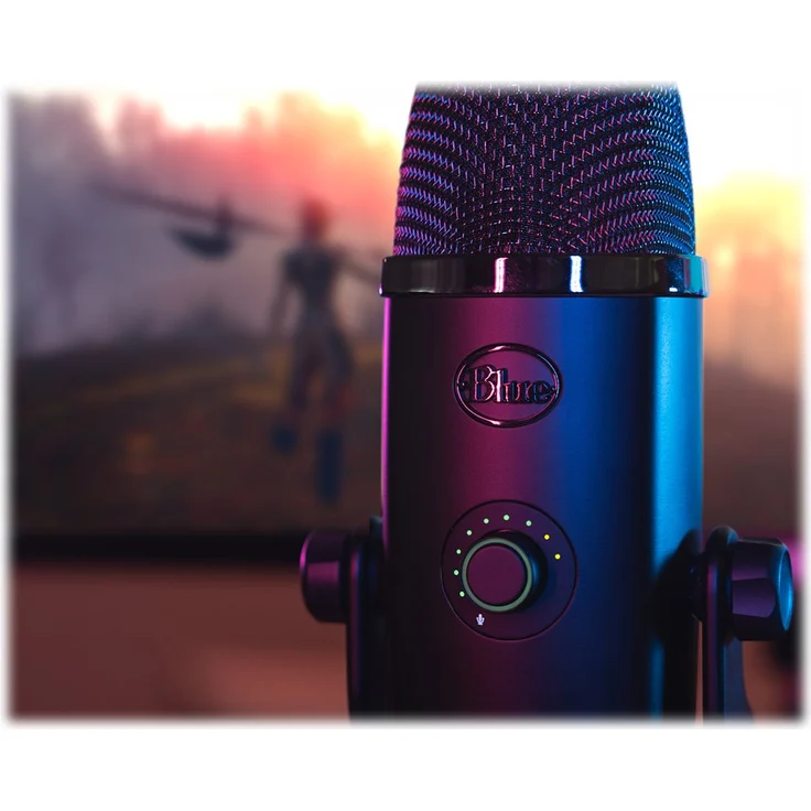 Blue Yeti X professionelles USB-Mikrofon für Gaming, Streaming und Podcasts, Schwarz – Bild 5