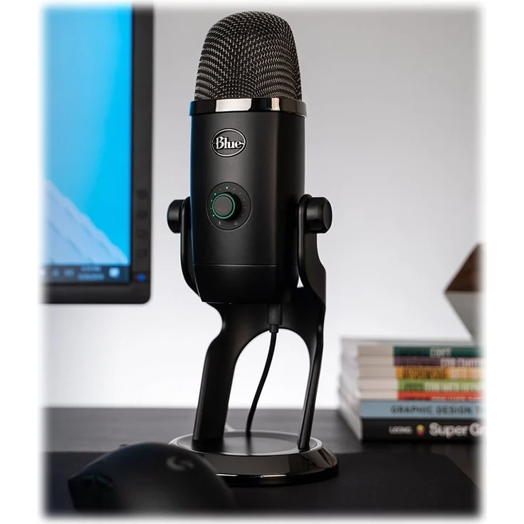 Blue Yeti X professionelles USB-Mikrofon für Gaming, Streaming und Podcasts, Schwarz – Bild 7
