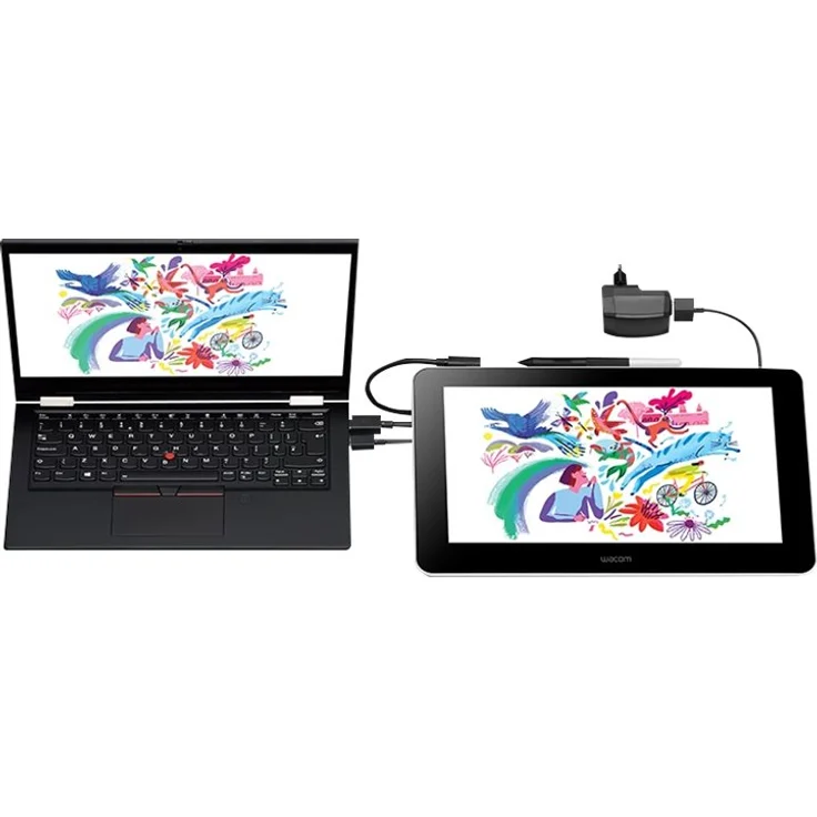 Wacom One Creative Pen Display mit software (zum Skizzieren, Zeichnen auf dem Bildschirm, 13,3 Zoll Full HD Display (1.920 x 1.080), Stiftpräzision) - Ideal für Home-Office & E-Learning – Bild 9