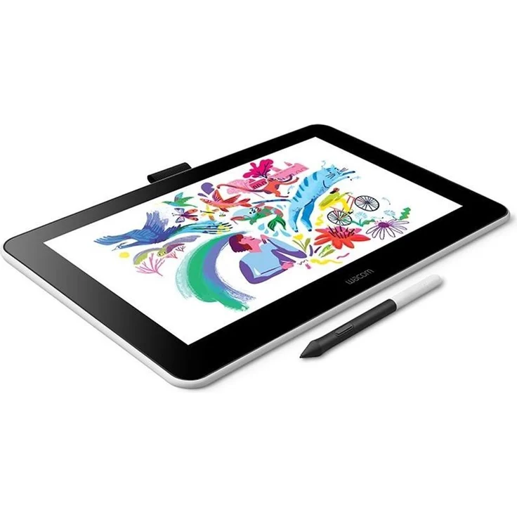 Wacom One Creative Pen Display mit software (zum Skizzieren, Zeichnen auf dem Bildschirm, 13,3 Zoll Full HD Display (1.920 x 1.080), Stiftpräzision) - Ideal für Home-Office & E-Learning – Bild 3