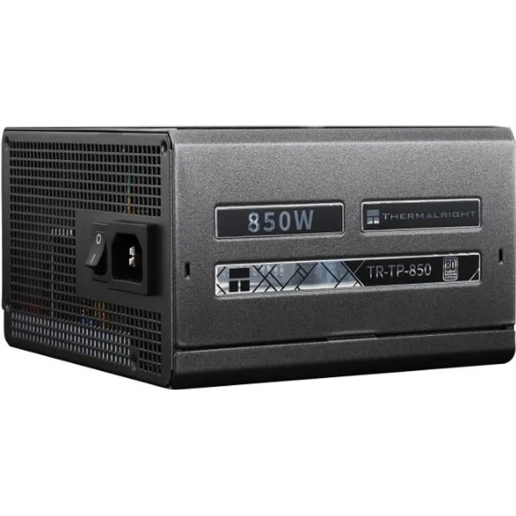 Thermalright TP 850 (850 W), PC Netzteil, Schwarz mit 80 PLUS Platinum Zertifizierung