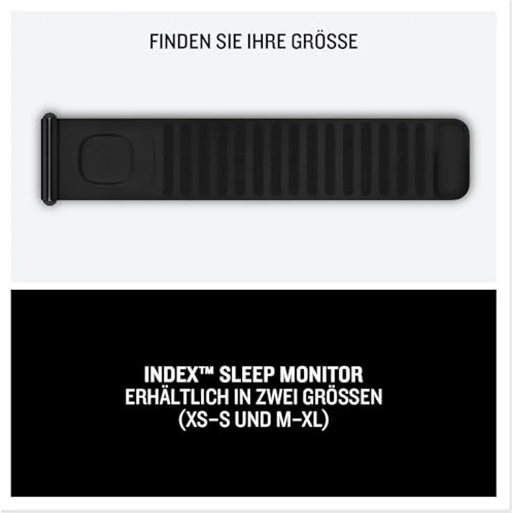 Garmin Index Sleep Monitor L/XL, Schlafarmband mit Sleep Score und HFV Status, Schwarz – Bild 2