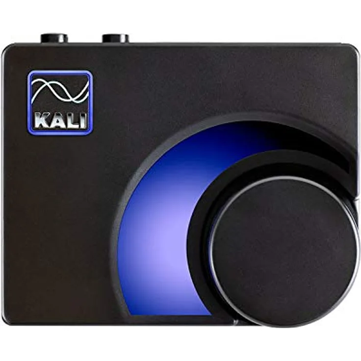 Kali Audio MV-BT Professioneller Monitor Controller &Bluetooth-Empfänger - Wireless Audio Transmitter (Bluetooth Adapter, XLR- / 6,3 mm Klinken-Stereo-Output, LED-Meter) schwarz