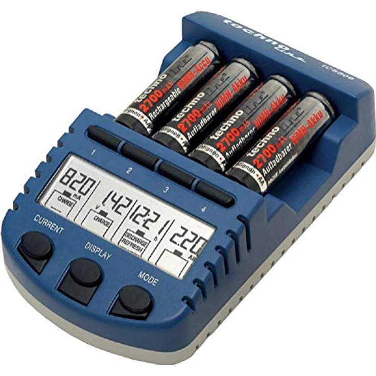 Technoline BC 1000N 12in1 Akku Ladegerät (ohne Akkus) – Bild 2