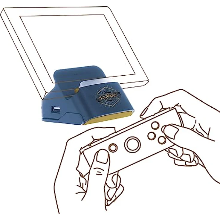 Freaks And Geeks Hogwarts Legacy 2 in 1 Dock für Nintendo Switch, erweiterte Konnektivität mit 3 USB-Ports und HDMI-Ausgang – Bild 4