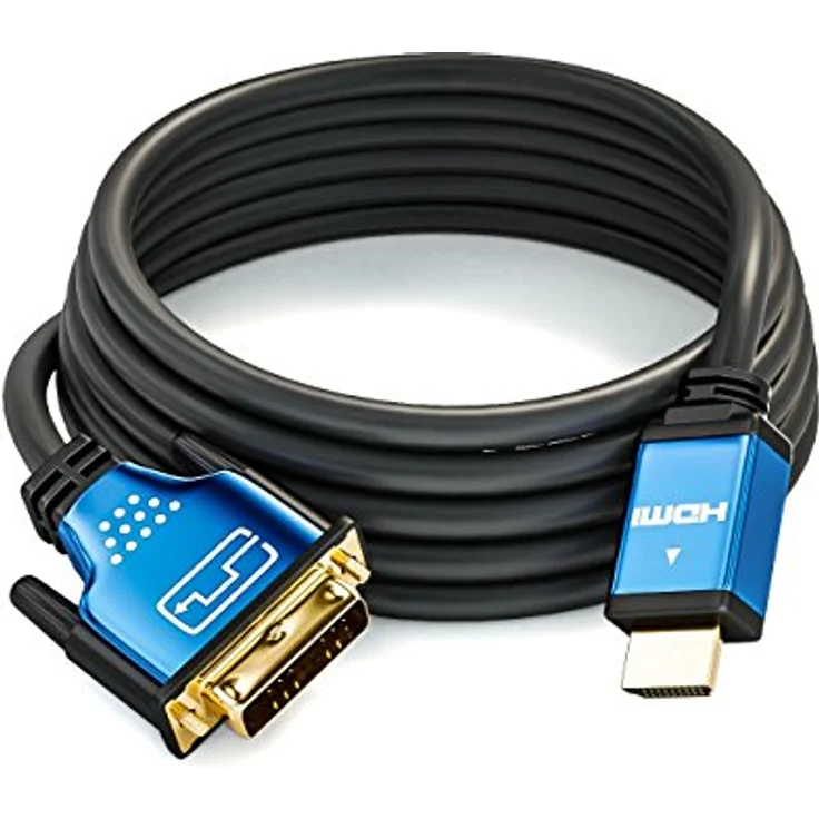 deleyCON 1,5m HQ HDMI zu DVI Kabel High Speed - 1080p / Full-HD / 3D Ready - HDMI auf DVI Adapterkabel – Bild 5