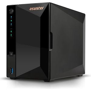 Bild für Asustor Drivestor 2 Pro Gen2 AS3302T v2, 2 Bay NAS Gehäuse Netzwerkspeicher, 1.7GHz Quad-Core, 2.5GbE Port, 2GB RAM DDR4, Network Attached Storage für Cloud Speicher (Diskless)