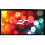 Elite Screens Sable Frame (110", 16:9), Leinwand, Schwarz