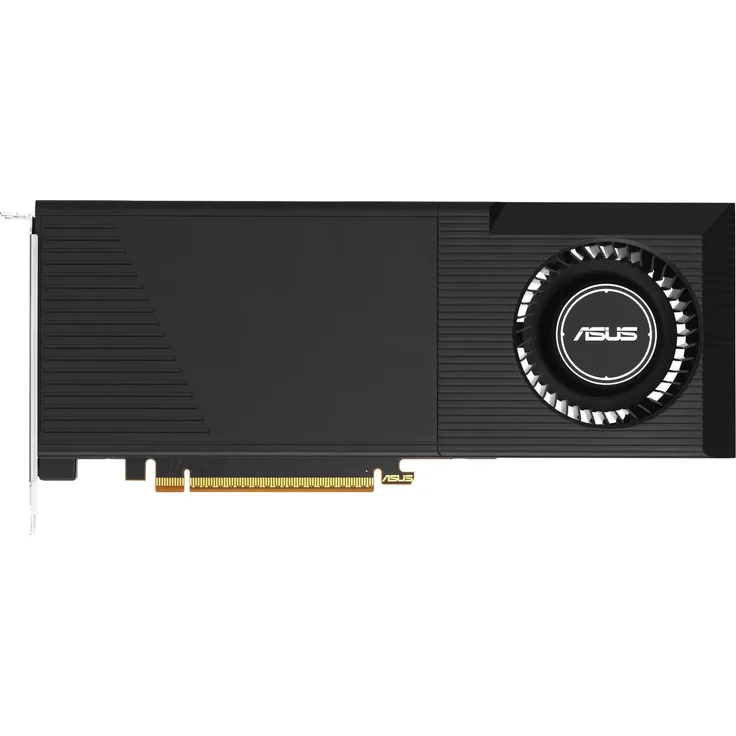 ASUS Radeon AI Pro R9700 Turbo, 32 GB GDDR6 Grafikkarte mit 7680 x 4320 Pixel Auflösung, schwarz