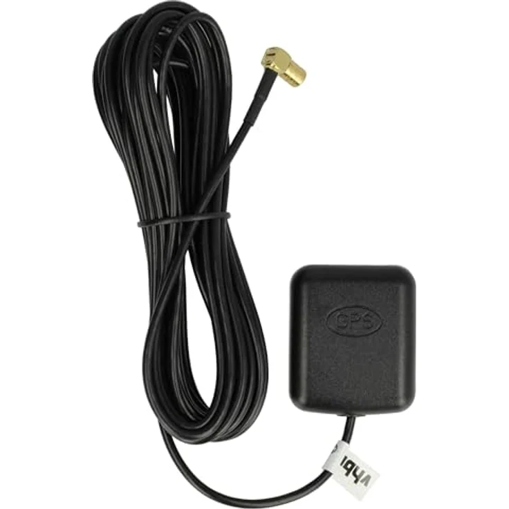 vhbw GPS Antenne für Ford MCD, MFD, MFD2, 5m Kabel, SMB-Anschluss, schwarz, hoher Empfang – Bild 4