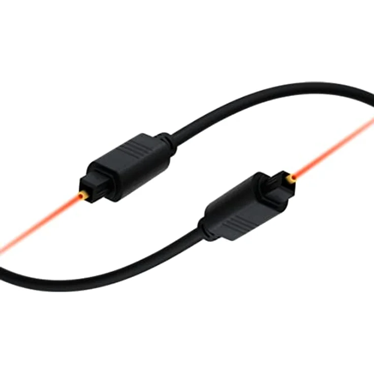BIGtec 2m Toslink optisches Audio Kabel Lichtwellenleiter LWL 5mm – Bild 10
