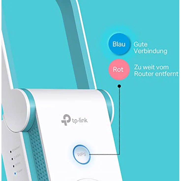 TP-Link RE365 AC1200 WLAN Repeater mit Steckdose (1200 Mbit-s, Dual WLAN AC+N, WLAN Verstärker, integrierte Steckdose, LAN Port, kompatibel zu allen WLAN Geräten, Elegantes Design) – Bild 5