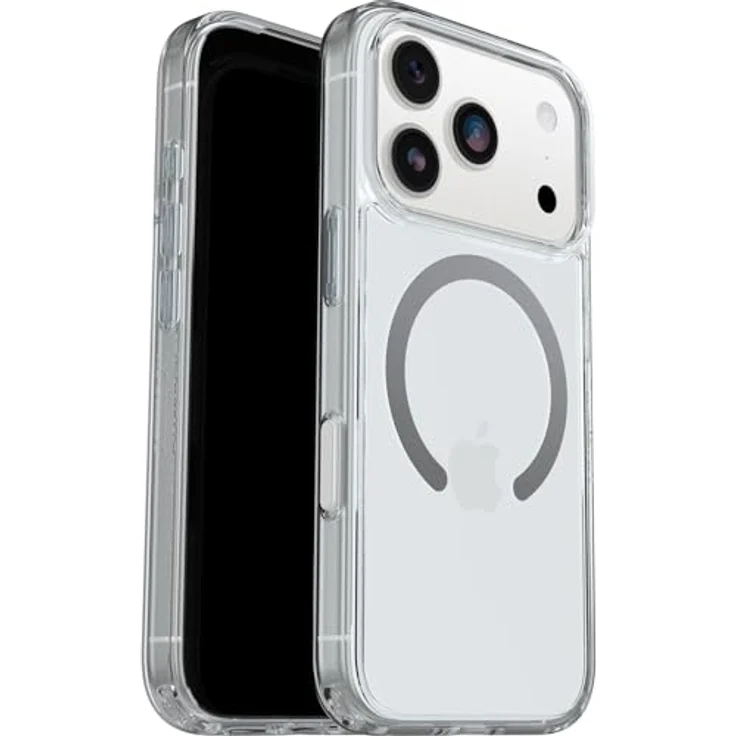 OtterBox Symmetry Series Clear MagSafe Hülle für iPhone 17 Pro, stoßfest, 3X Militärstandard getestet, transparent, schützende Hülle mit integrierten MagSafe-Magneten – Bild 1