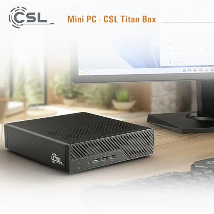 CSL TitanBox i9-12900H, Mini PC mit 14 Kernen, 96 Go DDR5 RAM, 2000 GB M.2 SSD, schwarz – Bild 7