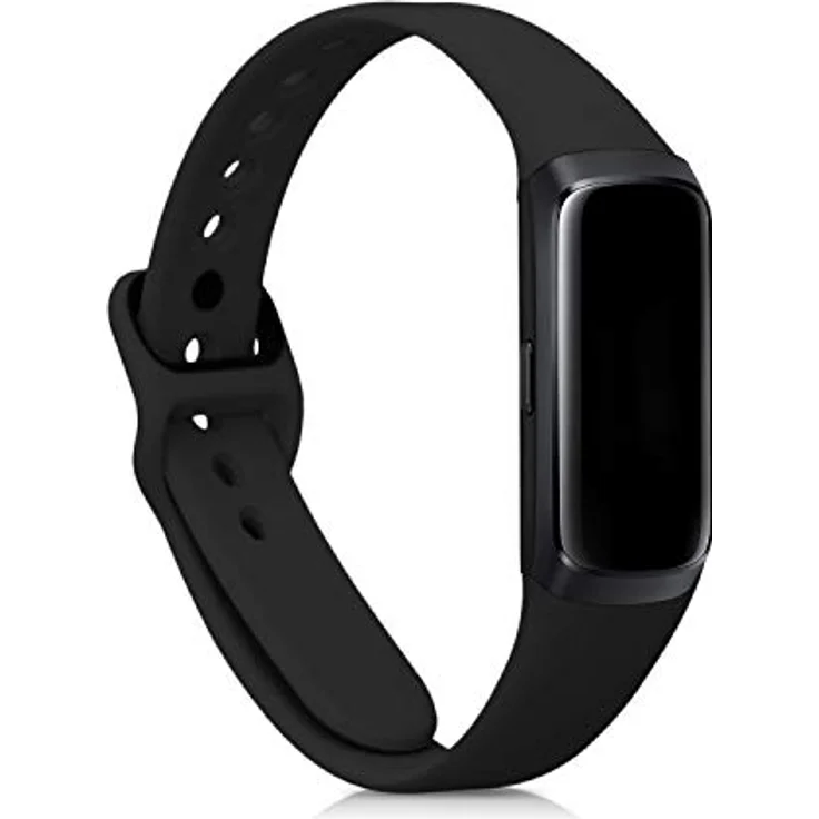 kwmobile 2X Sportarmband Set für Samsung Galaxy Fit (SM-R370) – verstellbares TPU Silikon Ersatzband in verschiedenen Farben – Bild 2