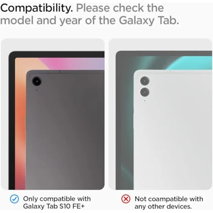 Spigen Rugged Armor Pro Hülle für Samsung Galaxy Tab S10 FE+ (2025), Schutzhülle mit S Pen Halter, Ladeunterstützung und Air Cushion Technologie - Schwarz – Bild 2