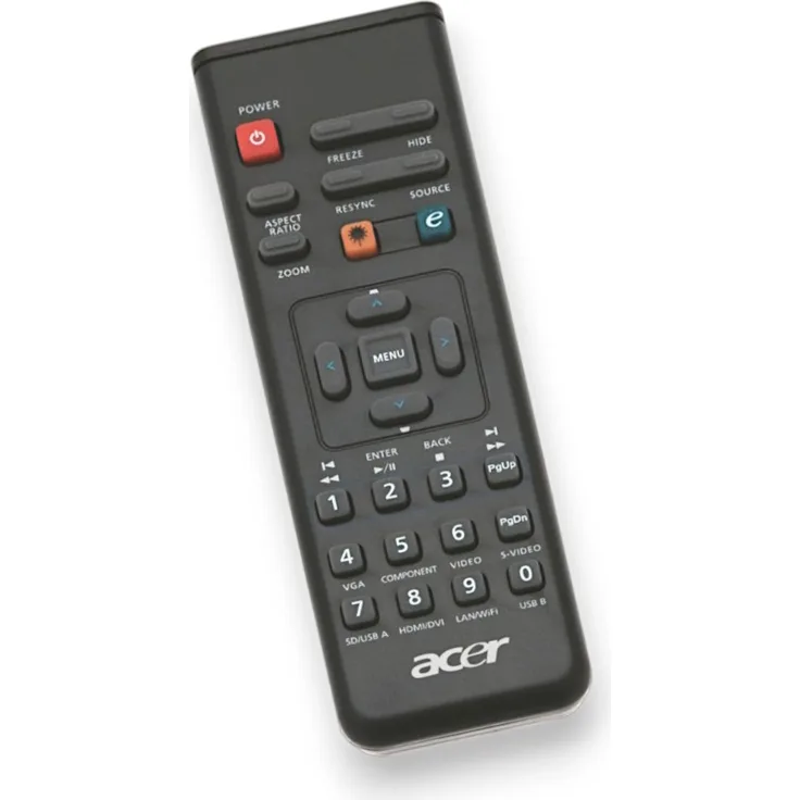 Acer VZ.K1500.001 Original Fernbedienung, kompatibel mit P1200B, sofort einsatzbereit ohne Programmierung