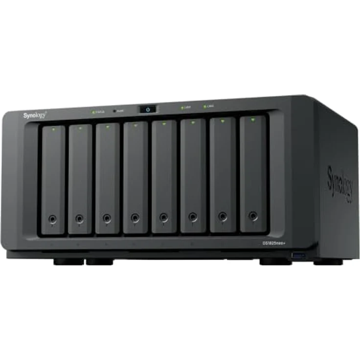Synology DiskStation DS1825neo+, NAS 8-Bay mit AMD Ryzen™ V1500B, 8GB DDR4 RAM, 2x 2.5G Ethernet, 2x M.2 SSD Slots – Bild 5
