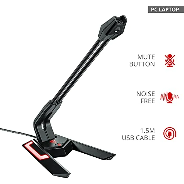 Trust GXT 210 Gaming-USB-Mikrofon schwarz – Bild 2