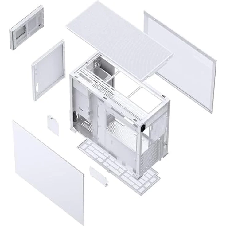 Jonsbo D41 Mesh ATX Gehäuse, Panzerglas - weiß – Bild 6