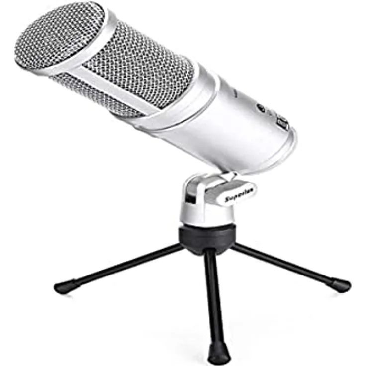 Superlux E205U USB-Kondensatormikrofon, Champagner-Silber