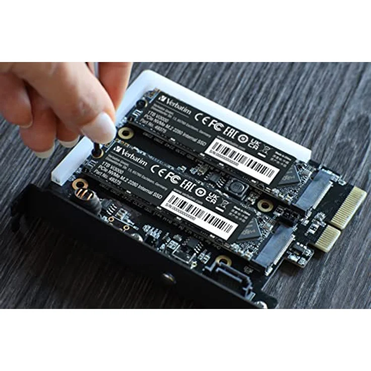Verbatim Vi3000 NVMe M.2 Internal SSD, internes SSD-Laufwerk mit 1 TB Datenspeicher, Solid State Drive mit PCIe Gen 3 Schnittstelle, schwarz – Bild 3